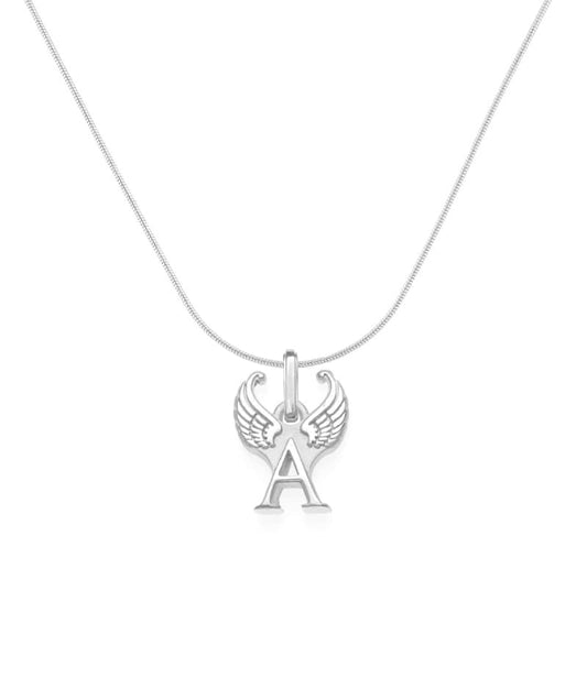 Schutzengel-Anhänger mit Silberkette Schlangen-Design 925 Silber Funky Angels
