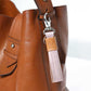 Schlüsselanhänger Quaste Erzengel Ariel braun Tasche